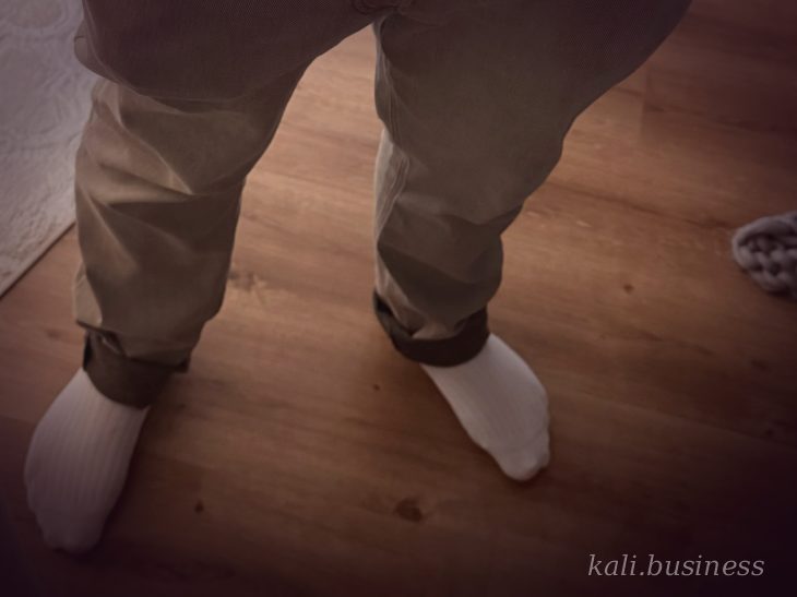 Weiße Socken – Einfach